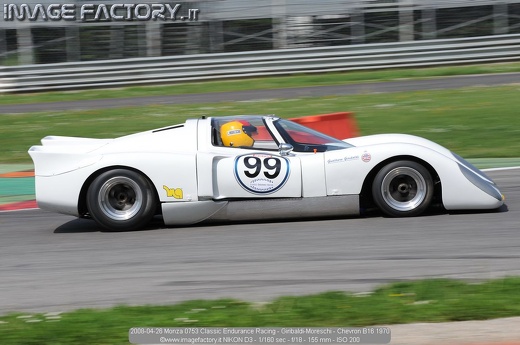 2008-04-26 Monza 0753 Classic Endurance Racing - Giribaldi-Moreschi - Chevron B16 1970